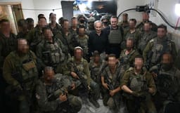 Prime Minister Benjamin Netanyahu in South Lebanon