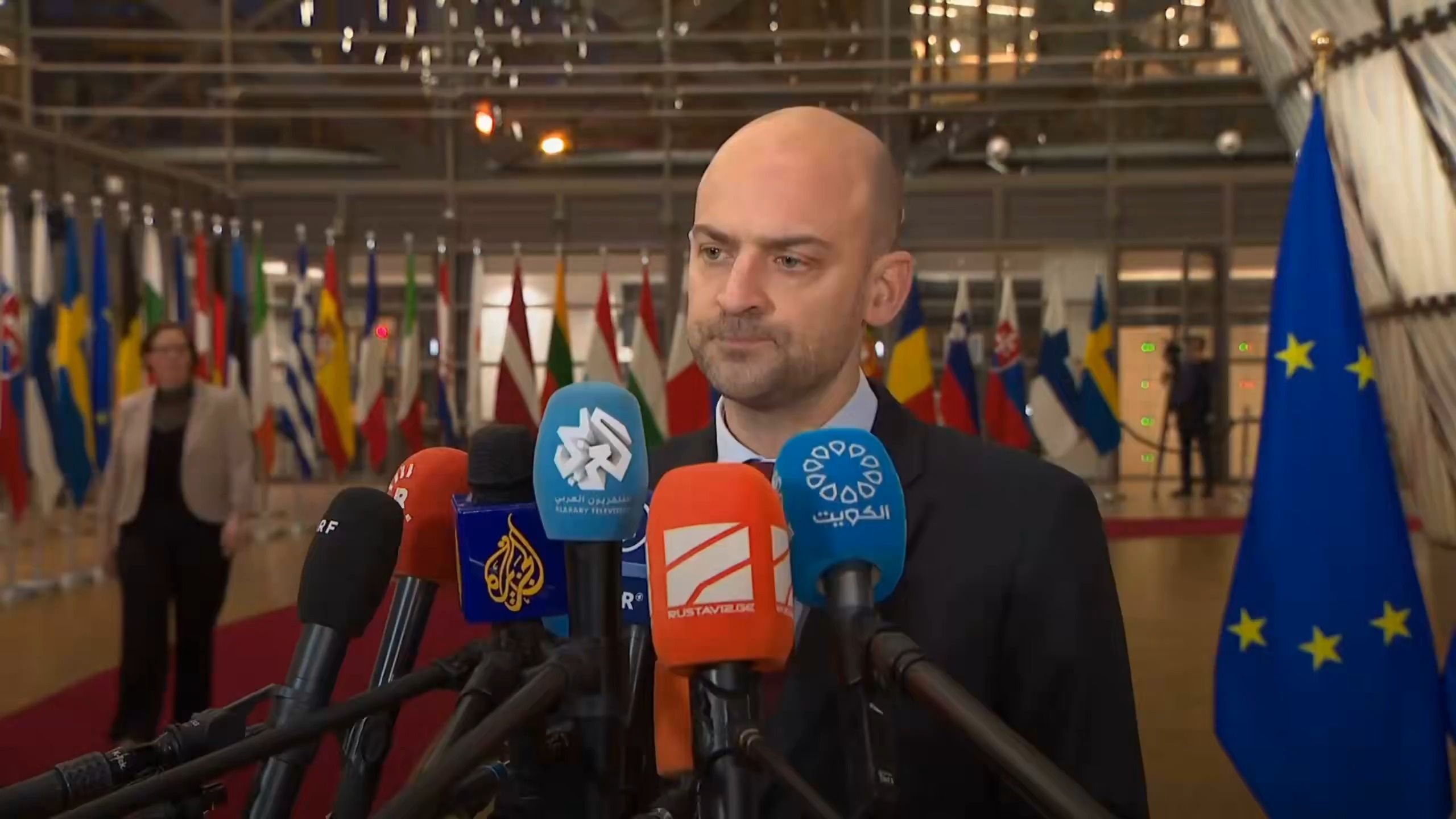 French Foreign Minister Jean-Noël Barrot in Brussels