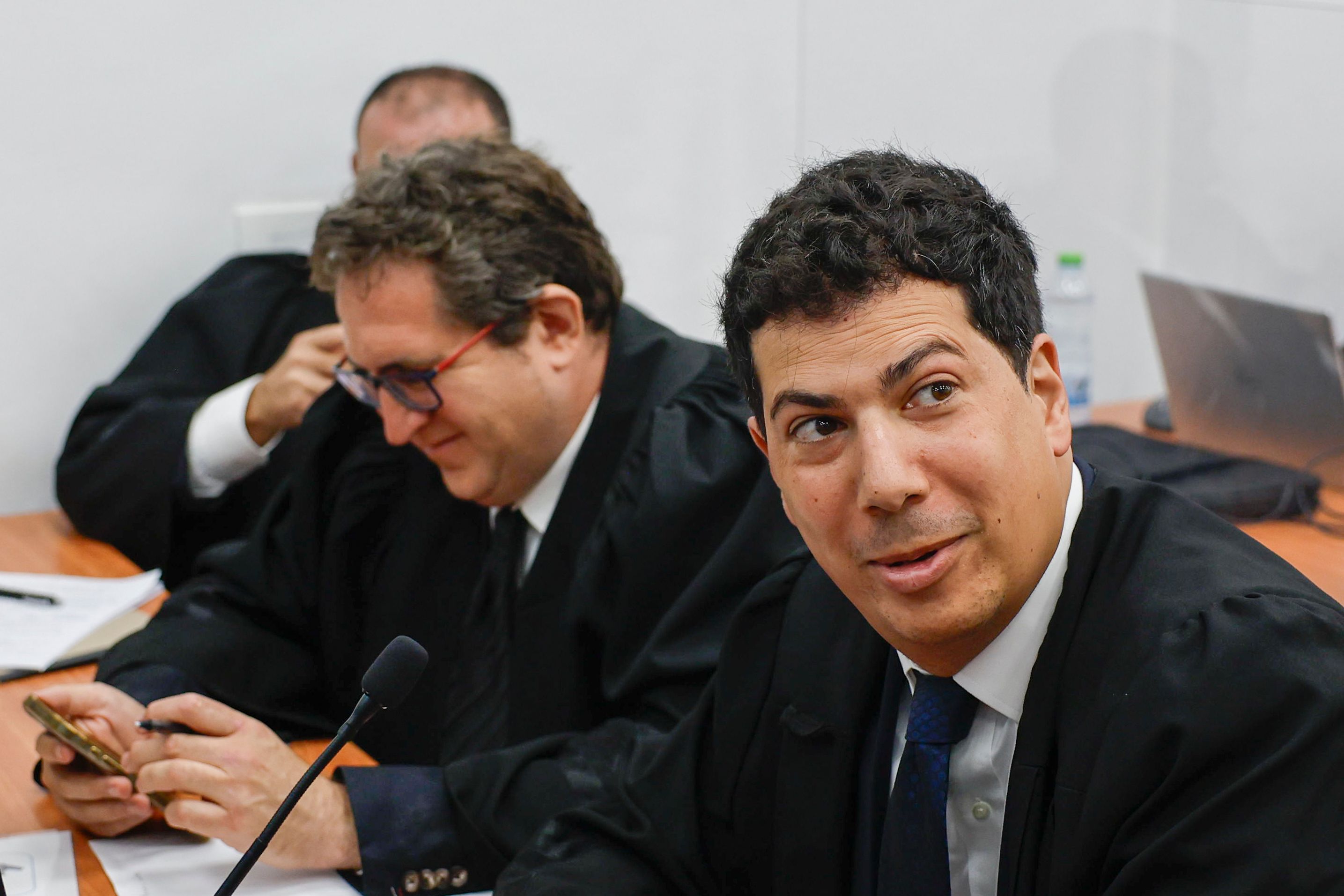 Attorney Amit Hadad at the hearing