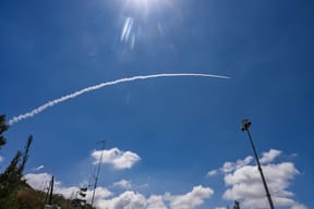 Anti-missile batteries fire interceptors at Hezbollah missiles, May 30 2026