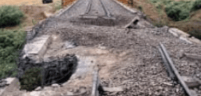 US Struck Railway Bridge