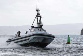 Uncrewed boat (Illustration)