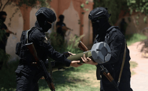 Confiscating weapons