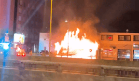  fire destroys popular kosher dairy restaurant on Décarie Boulevard in Montreal