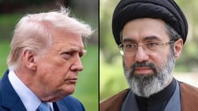 President Donald Trump and Supreme Leader Mojtaba Khamenei