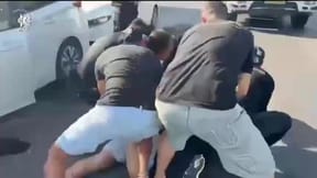 Footage of the arrest
