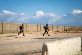 IDF soldiers in the Gaza Strip