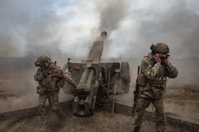  Ukrainian soldiers at the front