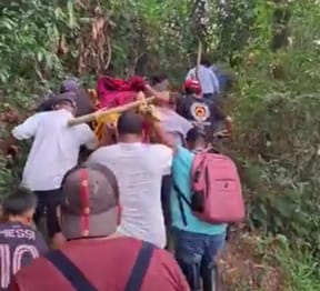 Moment of rescue