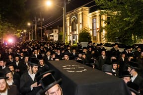 Funeral of Rabbi Berger z'l in USA
