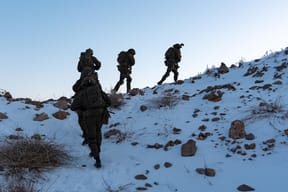 IDF soldiers on Lebanese border
