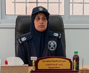 Brigadier General Fatina Abdel-Jabbar Al-Sachar, 42, who headed the women's police department.