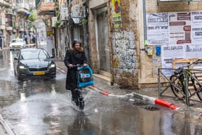 Rainy weather in Israel