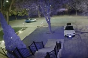 Suspect vehicle in Canada