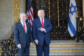 Trump and Netanyahu. Archive