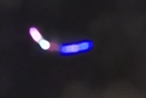 Mystery object with colorful lights appears over Tehran skies