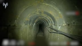 Terror tunnel in the Gaza Strip