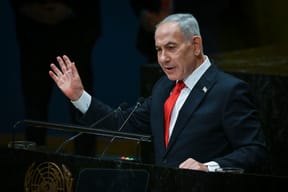 Prime Minister Netanyahu addresses the UN General Assembly