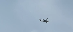 IDF helicopter en route