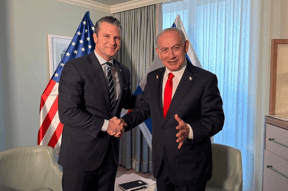 Netnayahu and Hegseth in a former meeting