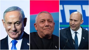Bennett, Eisenkot and Netanyahu