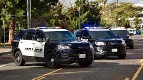 Police vehicles