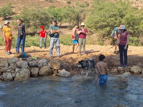Activity at Nahal Tzalmon
Photo: Shlomit Nisbaum