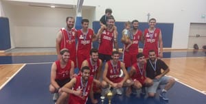 The winning team 