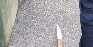 Stabbing attack illustration