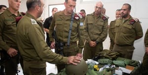 The Chief of Staff inspects the Northern warehouse