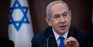 Netanyahu, pointed an accusing finger at Iran
