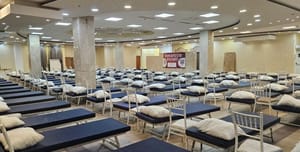 From wedding hall to resting space.