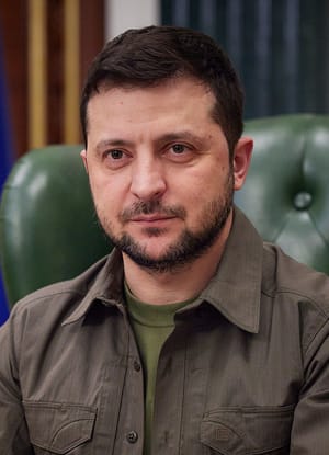 Supportive of Israel but in need of allies that tilt pro-Palestinian. Ukrainian President Zelenskyy.