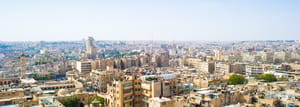 Cityscape of Aleppo, Syria.