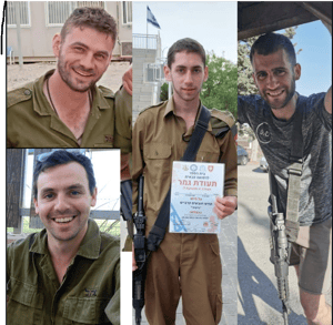 David Schwartz, Yakir Hexter, Roi Tal, Gavriel Bloom. HY"D.