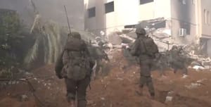 IDF soldiers in Khan Yunis, Gaza.