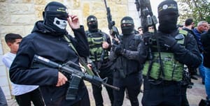 Hamas terrorists in Gaza