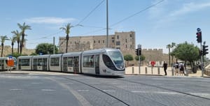 Light rail in Jerusalem