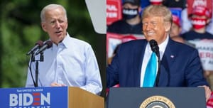 Joe Biden and Donald Trump