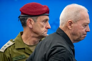 Defense Minister Gallant and IDF Chief of Staff Herzi Halevi.