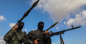 Hamas terrorists in Gaza