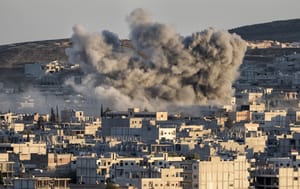 Bombing by coalition forces