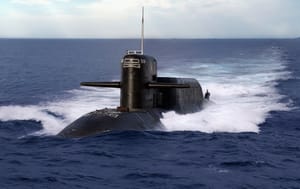 Submarine. Illustration.