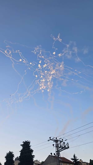 Interceptions over Tzfat.