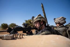 IDF soldiers preparing for war with Hezbollah.