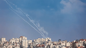 Missiles from Gaza