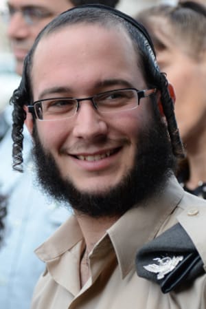 An ultra-orthodox soldier serving in IDF's airforce