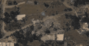 Striking Hezbollah targets.