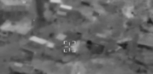 Striking Hezbollah targets.
