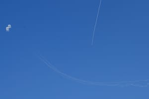 Intercepting Hezbollah rockets. Illustration.